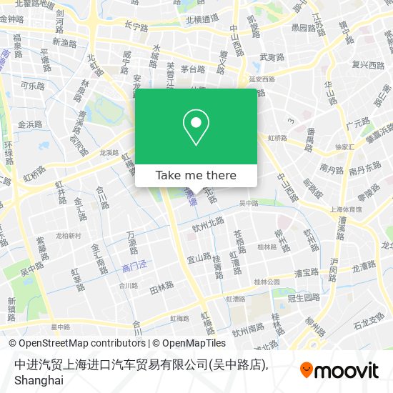 中进汽贸上海进口汽车贸易有限公司(吴中路店) map