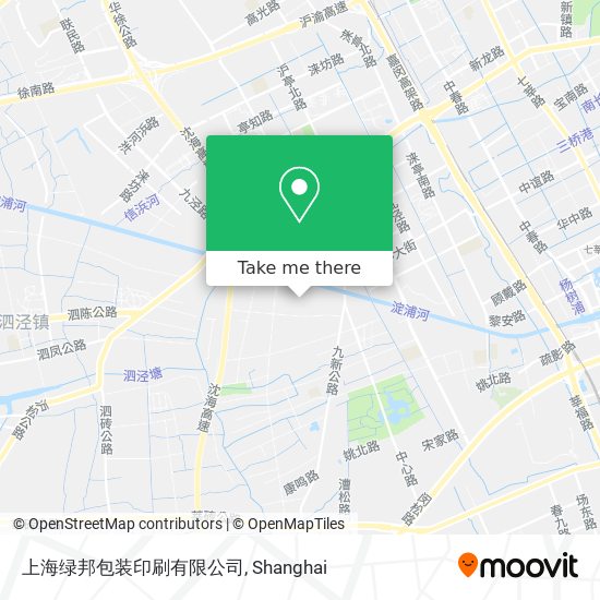 上海绿邦包装印刷有限公司 map