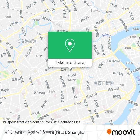 延安东路立交桥/延安中路(路口) map
