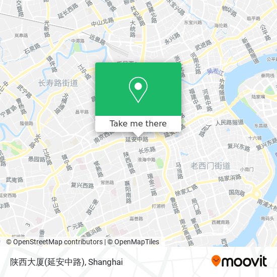陕西大厦(延安中路) map