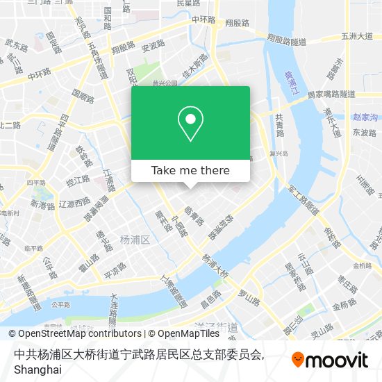 中共杨浦区大桥街道宁武路居民区总支部委员会 map