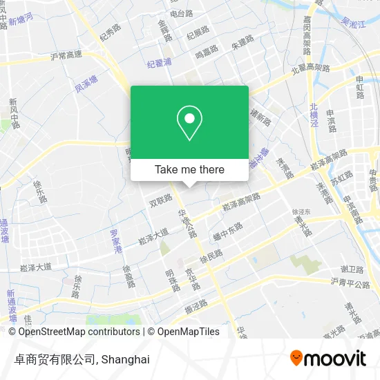 卓商贸有限公司 map