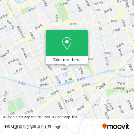 H&M服装店(怡丰城店) map