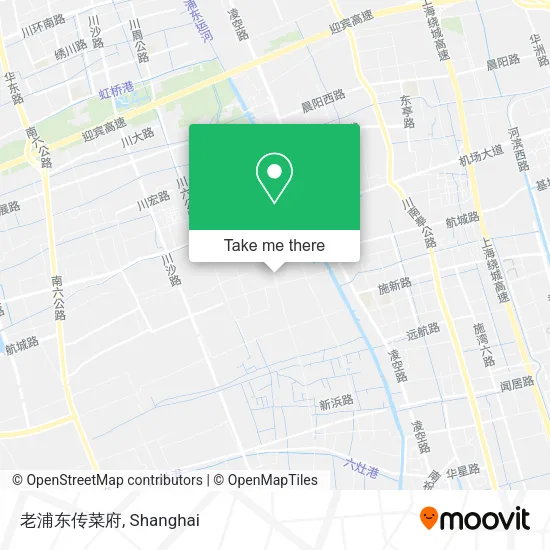 老浦东传菜府 map