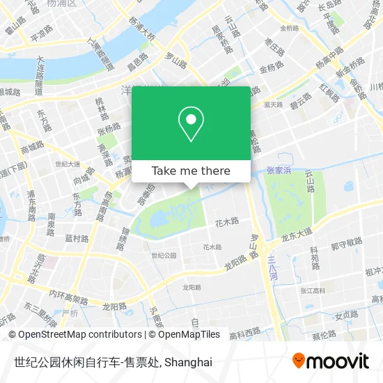世纪公园休闲自行车-售票处 map