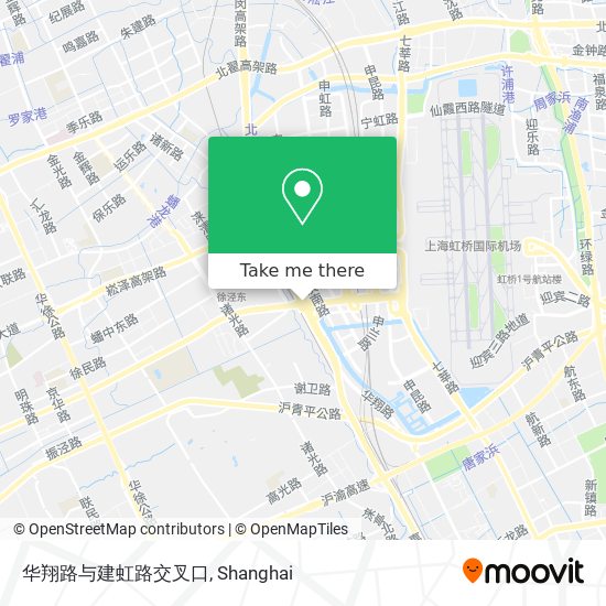 华翔路与建虹路交叉口 map