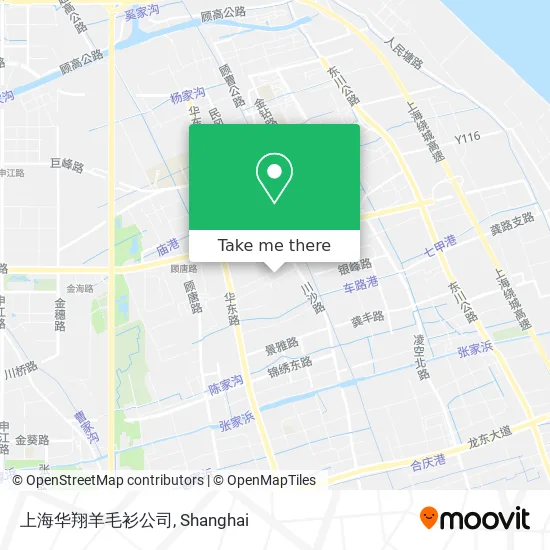 上海华翔羊毛衫公司 map