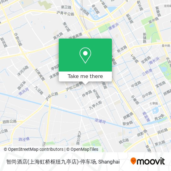 智尚酒店(上海虹桥枢纽九亭店)-停车场 map