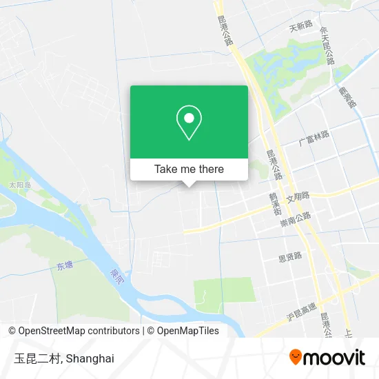 玉昆二村 map