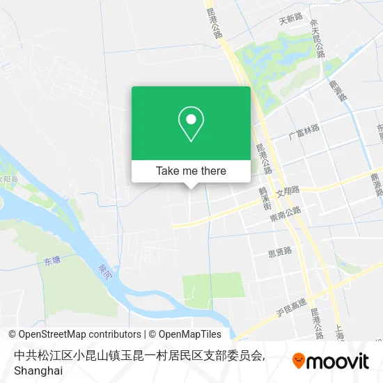 中共松江区小昆山镇玉昆一村居民区支部委员会 map