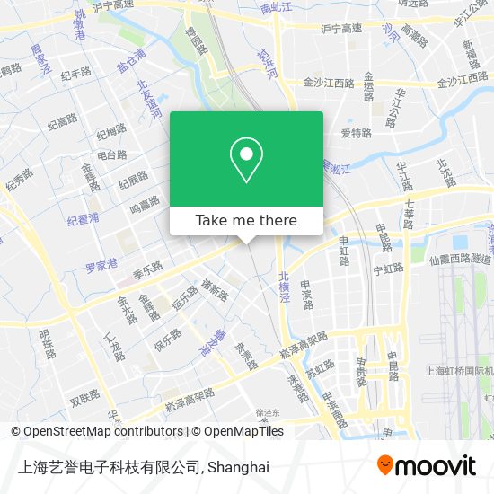 上海艺誉电子科枝有限公司 map