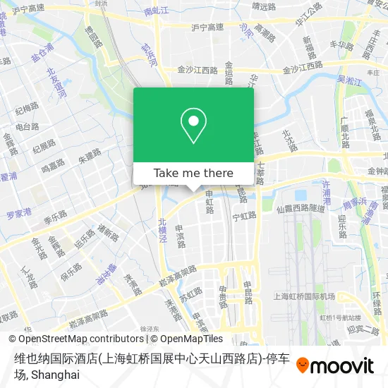 维也纳国际酒店(上海虹桥国展中心天山西路店)-停车场 map