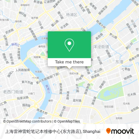 上海雷神雷蛇笔记本维修中心(东方路店) map