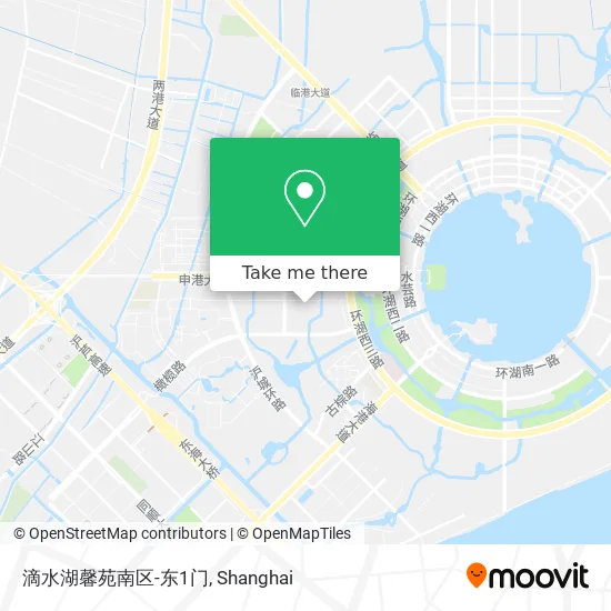 滴水湖馨苑南区-东1门 map