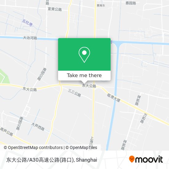 东大公路/A30高速公路(路口) map