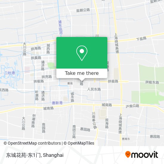 东城花苑-东1门 map