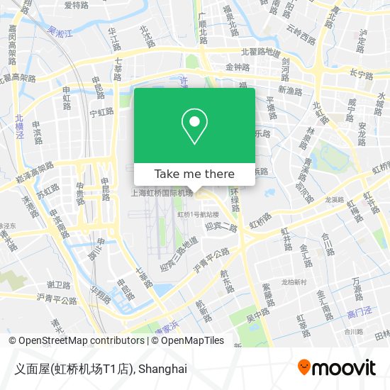 义面屋(虹桥机场T1店) map