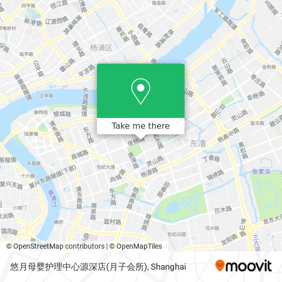 悠月母婴护理中心源深店(月子会所) map