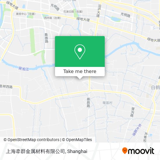上海牵群金属材料有限公司 map