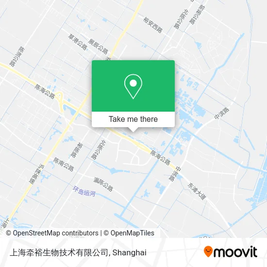 上海牵裕生物技术有限公司 map