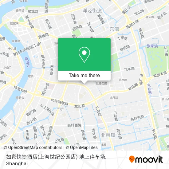 如家快捷酒店(上海世纪公园店)-地上停车场 map