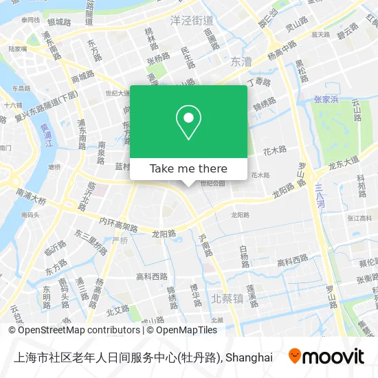 上海市社区老年人日间服务中心(牡丹路) map