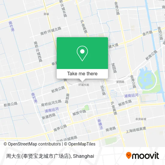 周大生(奉贤宝龙城市广场店) map