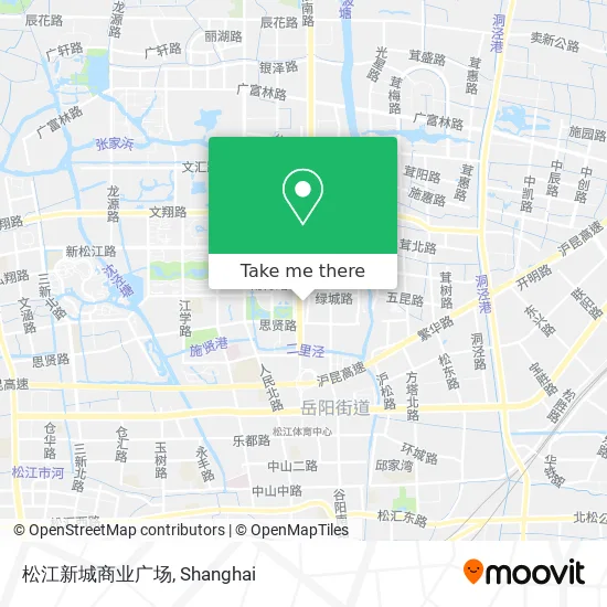 松江新城商业广场 map