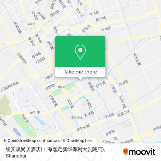 纽宾凯尚居酒店(上海嘉定新城保利大剧院店) map