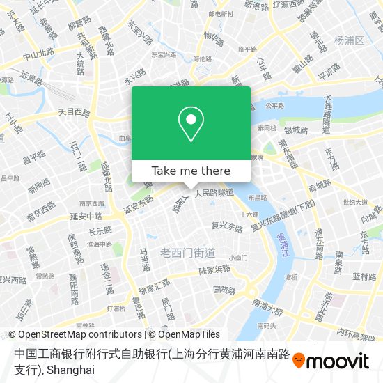 中国工商银行附行式自助银行(上海分行黄浦河南南路支行) map
