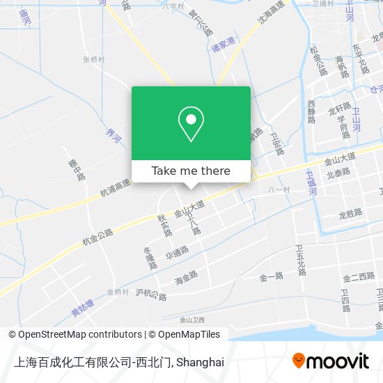 上海百成化工有限公司-西北门 map