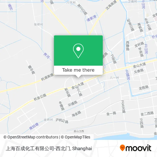 上海百成化工有限公司-西北门 map