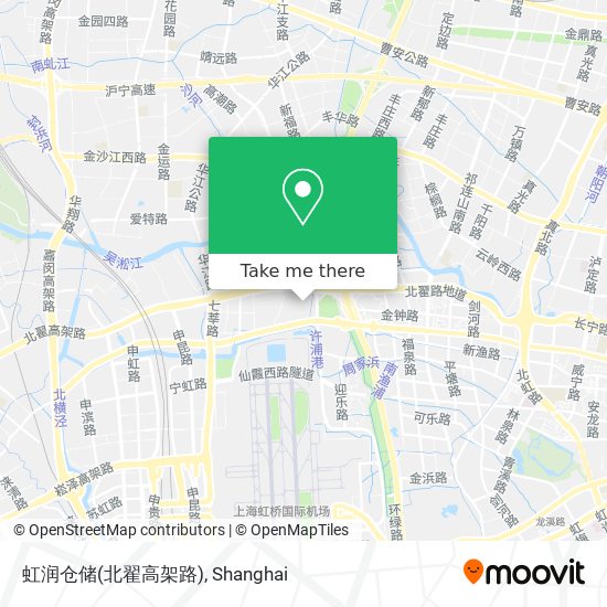 虹润仓储(北翟高架路) map