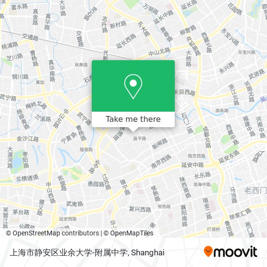 上海市静安区业余大学-附属中学 map