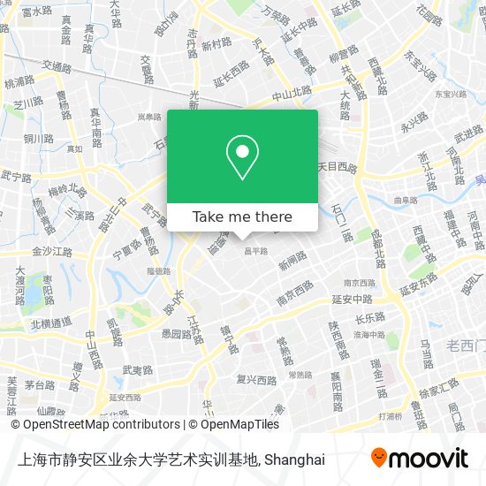 上海市静安区业余大学艺术实训基地 map