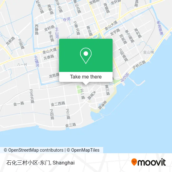 石化三村小区-东门 map
