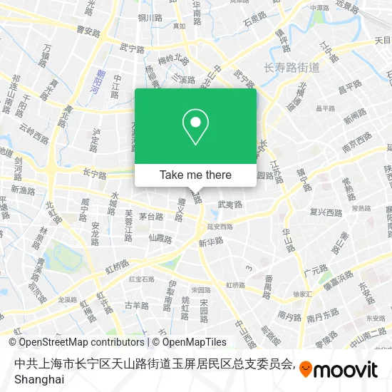 中共上海市长宁区天山路街道玉屏居民区总支委员会 map