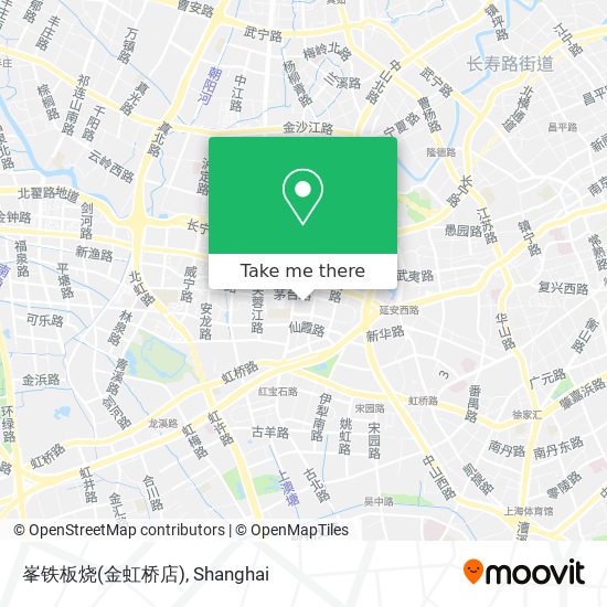 峯铁板烧(金虹桥店) map