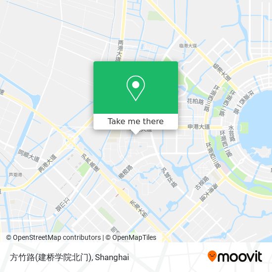 方竹路(建桥学院北门) map