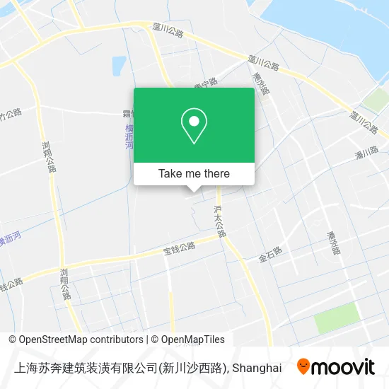上海苏奔建筑装潢有限公司(新川沙西路) map
