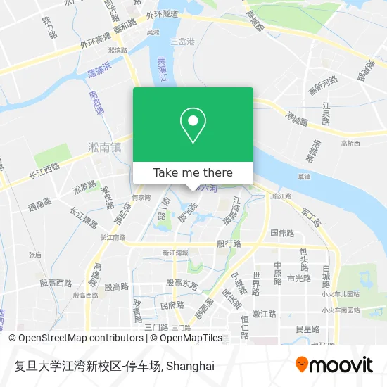 复旦大学江湾新校区-停车场 map