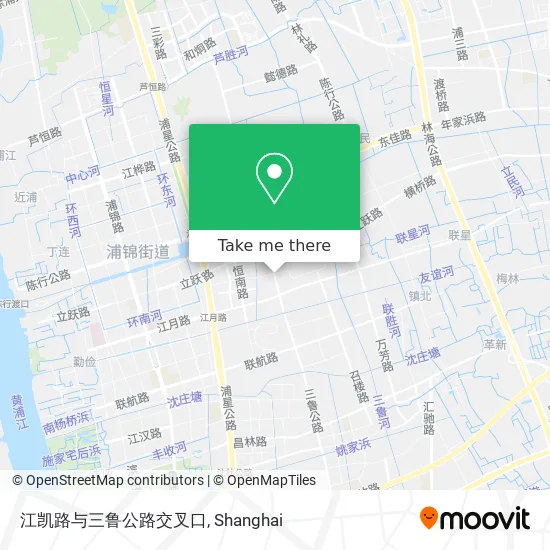 江凯路与三鲁公路交叉口 map