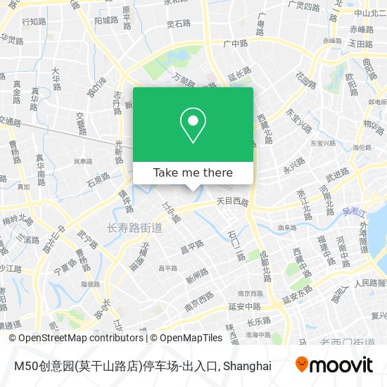M50创意园(莫干山路店)停车场-出入口 map