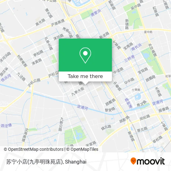苏宁小店(九亭明珠苑店) map