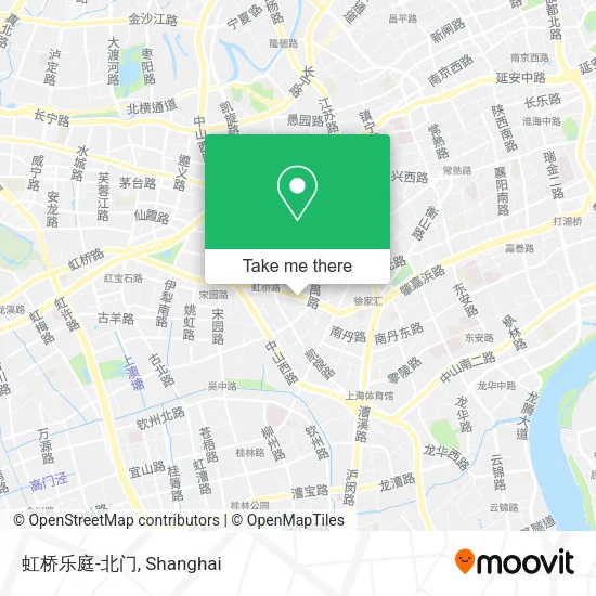 虹桥乐庭-北门 map