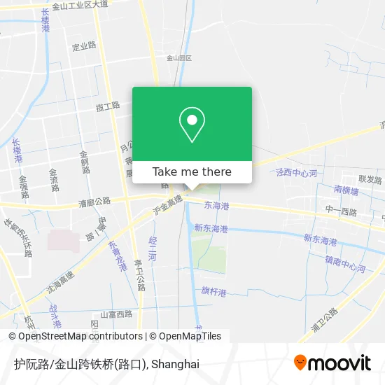 护阮路/金山跨铁桥(路口) map
