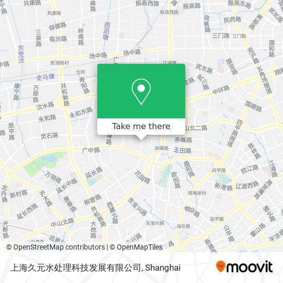 上海久元水处理科技发展有限公司 map