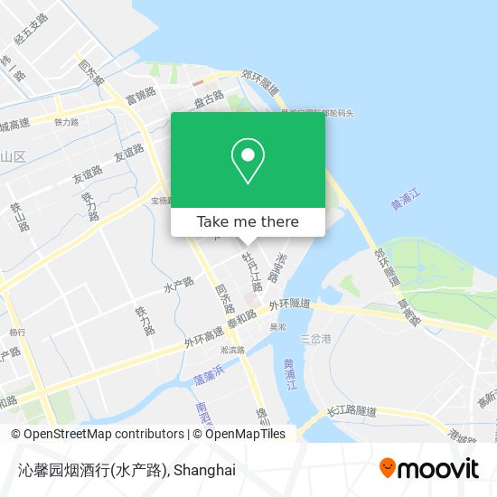 沁馨园烟酒行(水产路) map