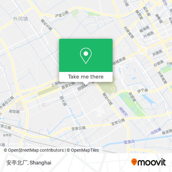 安亭北厂 map