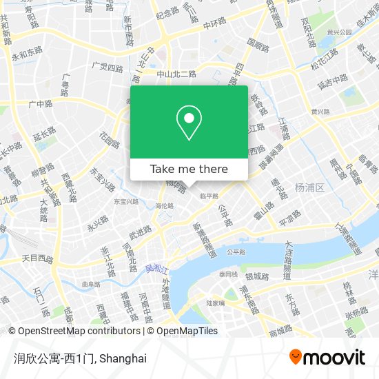 润欣公寓-西1门 map